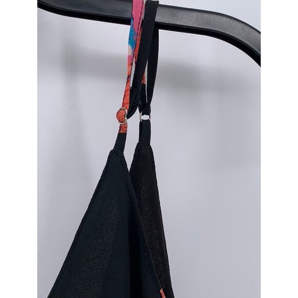 BUDDY LOVE Women's Black-Red Lip Print Melanie Scoop-Neck A-Line Mini Dress SZ S - Picture 4 of 10